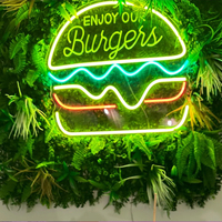 Letrero de neón personalizado de fábrica con la frase Good Vibes, letrero de neón con número para tienda creativa