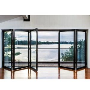 Puerta de Vidrio con Perfil de Aluminio Personalizado para Uso Residencial y Comercial, Aluminio CNW OEM, Acabado de Fábrica, Recubrimiento en Polvo, Corte ISO - Product Image 2