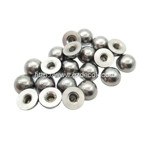 Semiesfera de Acero Sólido Decok de 10 mm con Orificio Roscado, Estándar AiSi, Pulido, Tolerancia del 1%, para Decoración y Pulido de Uñas - Product Image 4