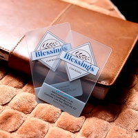 Film de lamination magnétique transparent en PVC personnalisé pour cartes, impression numérique UV, VIP, école, entreprise