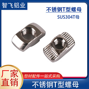 Zhifeisen T-Nut M4 M5 M6 M8 For Aluminum Profile 20 30 40 Series Built In Nut Metric Internal Hex Grade A Passivated - Product Image 5