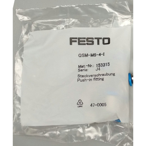 10 piezas originales Fittgs QSM-M5-4-I 153315 en stock - Product Image 1
