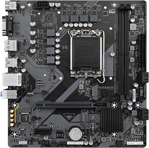 Nueva Placa Base GIGABYTE B760M E <span class=keywords><strong>D5</strong></span> <span class=keywords><strong>Micro</strong></span>-ATX para PC de Escritorio, Compatible con Procesadores Intel Core de 14ª Generación, VRM de 6+1+1 Fases, 7200MHz DDR5, SATA - Product Image 2