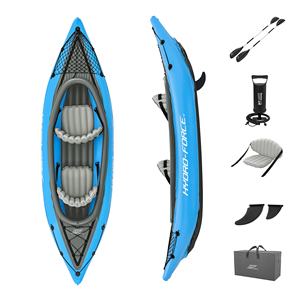 Bestway-Kayak inflable para 2 personas, Kayak de pesca con pedales, 65131 Cove Champion X2 - Product Image 1