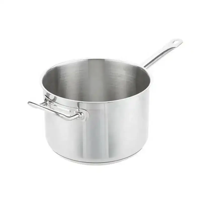 Sartén para salsa de grado alimenticio de la mejor calidad, superventas, tapa de acero inoxidable, fideos, olla para cocinar, olla para leche para Hotel