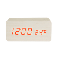 Horloge LED intelligente pour l'étude avec chargeur sans fil, fonction snooze, alarme, haut-parleur Bluetooth pour bureau, cuisine, salon
