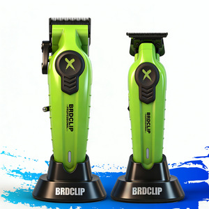 Cortadora de Pelo Inalámbrica Profesional, Juego de Recortadora con Cuchilla de Cerámica DLC de 2500 mAh, 4 Recortadores Cónicos, 8 Peines, Kit de Barbería Recargable por USB, <span class=keywords><strong>360</strong></span> Minutos de Autonomía - Product Image 1
