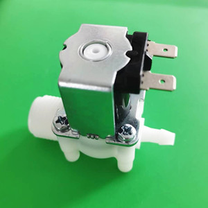 Vanne d'eau à filetage externe à 4 points résistante aux acides, entrée/sortie, tête de pagode de 6 mm, solénoïde personnalisable, OEM, eau sous pression - Product Image 1