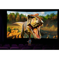 Panneau mural vidéo LED 3D personnalisé de haute qualité Écran micro LED 3D Écran d'affichage LED intérieur