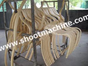 เครื่องอัดความร้อนความถี่สูง (สำหรับงานไม้อัด, MDF, HDF ดัดโค้ง) พร้อมโต๊ะทำงานขนาด 2000x1000 มม. และแรงกด 120 ตัน, รุ่น SHGPYJ120 - Product Image 3