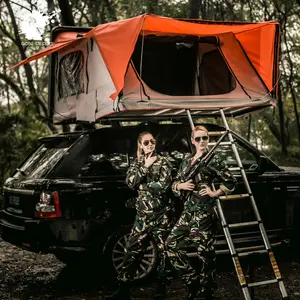 Tenda Atap Mobil Cangkang Keras Korea, Tenda Berkemah Otomatis Luar Ruangan