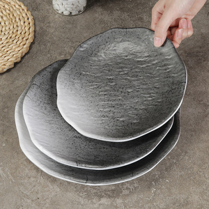 Irregular <b>Melamine</b> Dish <b>Plate</b> Solid Color Creative Snack <b>Plate</b> For Party Hotel Use - Product Image 3