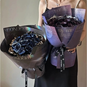 กระดาษห่อดอกไม้กันน้ำ LUCIA รุ่น <span class=keywords><strong>Moonshine</strong></span> Lover สำหรับห่อช่อดอกไม้ ขนาด 38x53 ซม. LF160608 - Product Image 4