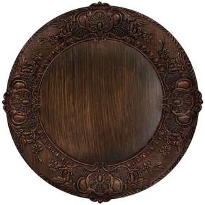 Assiettes de présentation en laiton plaqué écologique, assiette de service à salade sans danger pour la vaisselle, décoration de table, pièce maîtresse élégante - Product Image 6