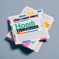 Yüksek kalite custom made a5 mini kağıt kişisel el ilanı reklam baskı hizmeti