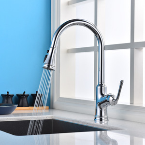 Robinet de cuisine moderne avec douchette extractible pour évier - Product Image 6