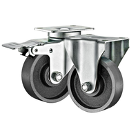 Roues de chariot de boulangerie pour four industriel, roulettes en fonte résistantes à la chaleur, roulettes haute température