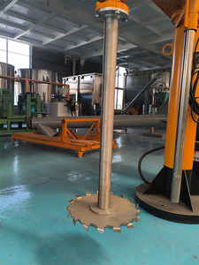 Phản ứng thuốc nhuộm điện từ tốc độ quy định không thấm nước lớp phủ nhựa nhũ tương Epoxy sàn sơn tốc độ cao disperser Mixer - Product Image 4