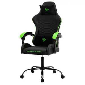 Razer Factory Heavy-Duty Commercial PVC Leather Gaming Chair Massage Swivel Convertible Foldable Budget-Friendly Alternative