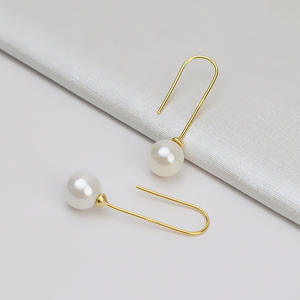 Ganchos para Aretes de Plata S925, Accesorios para Joyería de Perlas DIY, Aretes Modernos para Mujer, Gancho para Aretes 6-7, Accesorios para Perlas 1219 - Product Image 4