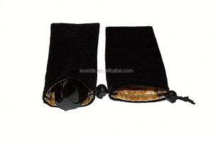 Étui de rangement pour lunettes de soleil et lunettes en velours de qualité supérieure, avec doublure en satin soyeux - Product Image 4