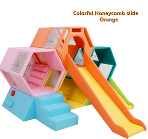 Glissière souple en nid d'abeille pour enfants, éponge pour nourrissons et tout-petits, escaliers anti-chocs, <span class=keywords><strong>escalade</strong></span> intérieure en cuir pour enfants - Product Image 4