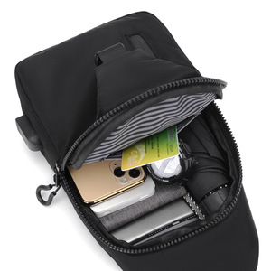 Bolso de Hombro Simple y Elegante para Hombre 2023, Bolso Cruzado Ligero para Exteriores, Moderno y Práctico, Disponible para Dropshipping - Product Image 6