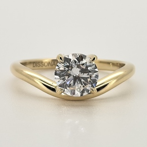 Nhẫn kim cương vàng cắt giọt lệ đặt làm riêng, chứng nhận IGI, nhẫn kim cương mọc trong phòng thí nghiệm 9k 10k 14k 18k - Product Image 3