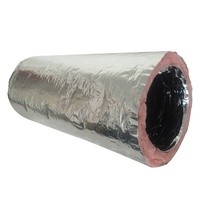 Conduit flexible isolé en aluminium Systèmes d'air HVAC Conduits flexibles pour l'échappement et la ventilation