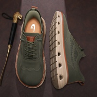 Chaussures décontractées transfrontalières pour hommes, grande taille 48, en cuir, à enfiler, antidérapantes, légères, toutes saisons, style export