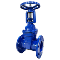 4 \ "fournisseur chinois manuel de puissance en hausse tige vanne à vanne en fonte ductile joint souple pour les milieux aquatiques