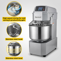 Mélangeur de poudre électrique industriel SK-80T, lot de 2, grande capacité, en acier inoxydable 304, tout-en-un pour usine de boulangerie