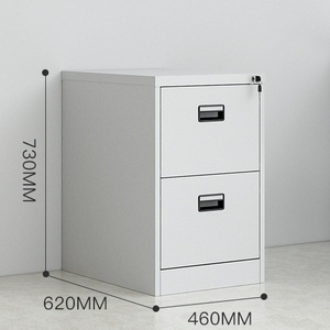 Văn phòng nhà trường trắng <span class=keywords><strong>2</strong></span> ngăn kéo kim loại Tủ hồ sơ thép chỉ số Thẻ Văn Phòng lưu trữ tủ - Product Image 5