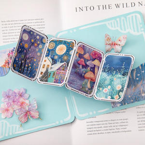 สติกเกอร์สัตว์เลี้ยงพื้นหลังชิ้น/แพ็ค10ภาพชุดความฝันแนวแฟนตาซีความลับภูมิทัศน์ธีมภูมิทัศน์ - Product Image 1