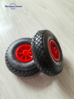 Roue pneumatique en caoutchouc de 10 pouces NS Manufacturer 3.00-4/260x85 avec jante en plastique pour chariot, pneus de chariot, roues de kart à pédales