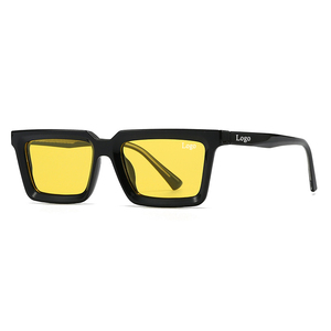 نظارات شمسية بإطار مربع مخصصة للرجال، نظارات شمسية جديدة لعام 2026، نظارات شمسية فاخرة بالجملة بإطار من البولي كربونات مستقطب - Product Image 1