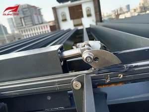 Mái Vòm Điều Khiển Từ Xa 4X4 Mái Vòm Có Động Cơ Chống Nước Khí Hậu Sinh Học Ngoài Trời Mái Vòm Bằng Nhôm - Product Image 4