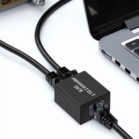 RJ45 애드apter 암형 - RJ46 암형 네트워크 커넥터 연장기 RJ45 이더넷 케이블 연장 컨버터 분배기