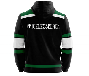 felpa con cappuccio personalizzata da sublimazione per hockey su ghiaccio con pizzo - Product Image 2