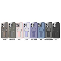 Coque de téléphone Béquille magnétique Promax 16Pro pour iPhone 15 14 Plus 13 12 11 Pro Housse de protection antichoc avec charge sans fil