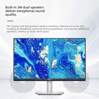 Moniteur de bureau Dell S2725DC 27 pouces 2K IPS 65W Type-C 144Hz avec haut-parleurs intégrés, anti-lumière bleue, inclinable et réglable en hauteur