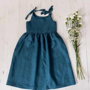 Vestido de Niña de Alta Calidad Personalizado, Ropa de Verano para Niños, Vestidos Casuales de Moda, Ropa para Niñas Pequeñas - Product Image 5