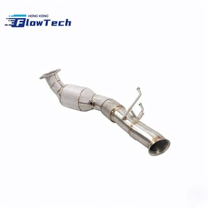 ท่อลงสแตนเลส SS304 แบบไหลแรงสูง พร้อมแผ่นกันความร้อน สำหรับ Ford Focus RS 2.3T – ท่อไอเสียสมรรถนะสูงแบบยึดติดโดยตรง - Product Image 4
