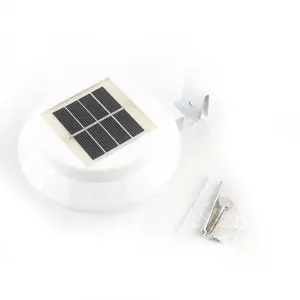 Lámpara de fregadero solar para exteriores 3LED lámpara de jardín doméstico Lámpara de pasillo de aleros de patio.