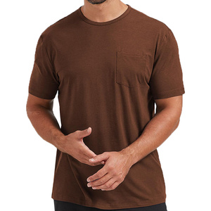 T-shirt de fitness pour homme, nouvelle conception OEM, été, 100% coton, respirant, manches raglan, t-shirt de haute qualité - Product Image 4