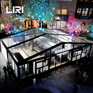10x15 पारदर्शी छत मार्की घटना तम्बू के लिए प्रदर्शनी हॉल व्यापार