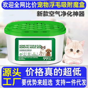 Home Pet Fur Flea <b>Removal</b> Magic <b>Box</b> 400ml Air Purification Portable Lint Remover - Product Image 5