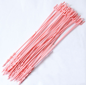 Horquilla de Plástico <span class=keywords><strong>Roja</strong></span> Larga para Flores, Clip para Tarjetas de Felicitación, Suministros para Floristería - Product Image 5