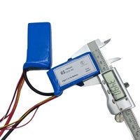 Batterie rechargeable LithoTop personnalisée, semi-solide, LiCoO2, 500 cycles, 22,2 V, 1300 mAh, 30C, pour drone