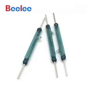 Beelee 10 * 50mm Normally Open Magnetic Cylindrical Sealing Reed High-power Glass Reed Switch 15KV Magnetic Switch Reed